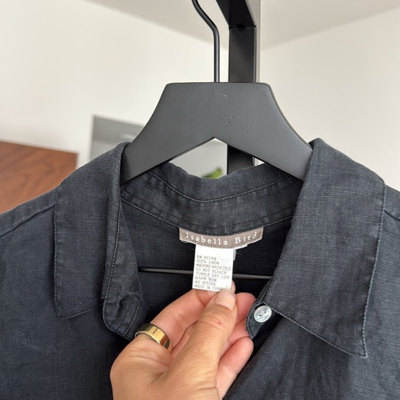 Isabella Bird linen shirt dress - Picture 2 of 3